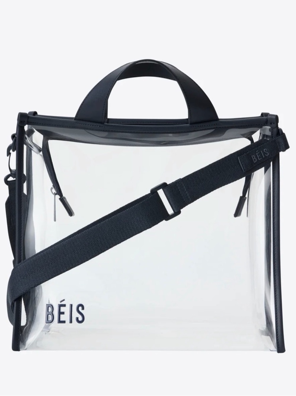 BEIS White Tote Organizer with Logo Tag